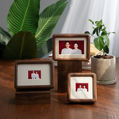 Simple and creative solid wood wedding registration photo frame set up 6-inch six-8 certificate wedding dress photo wash made into photo frame