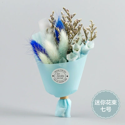 Мини- bouquet засушенных цветов (Манфанг Тин) в подарочной коробке из ПВХ, 85×45×145 мм, дом и подарок