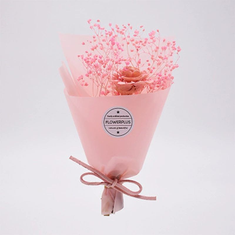 Мини- bouquet засушенных цветов (Манфанг Тин) в подарочной коробке из ПВХ, 85×45×145 мм, дом и подарок