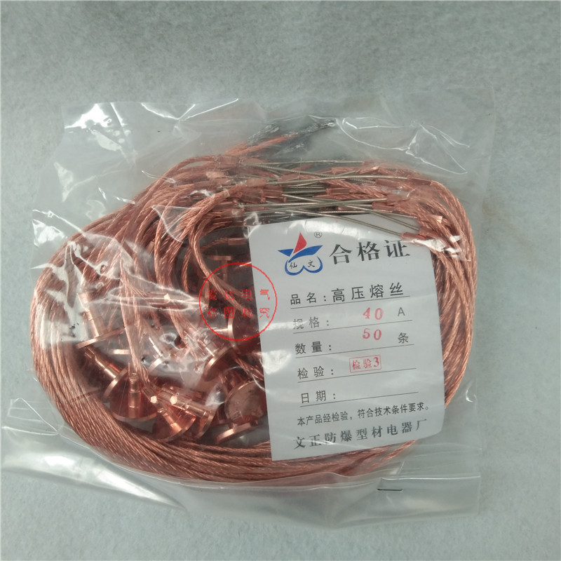 40A 50A户外高压跌落式熔断器保险丝 10kv12带扣高压熔丝20A 30A