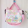 Cartoon cute shoulder bag, linen bag for leisure, one-shoulder bag, cloth bag