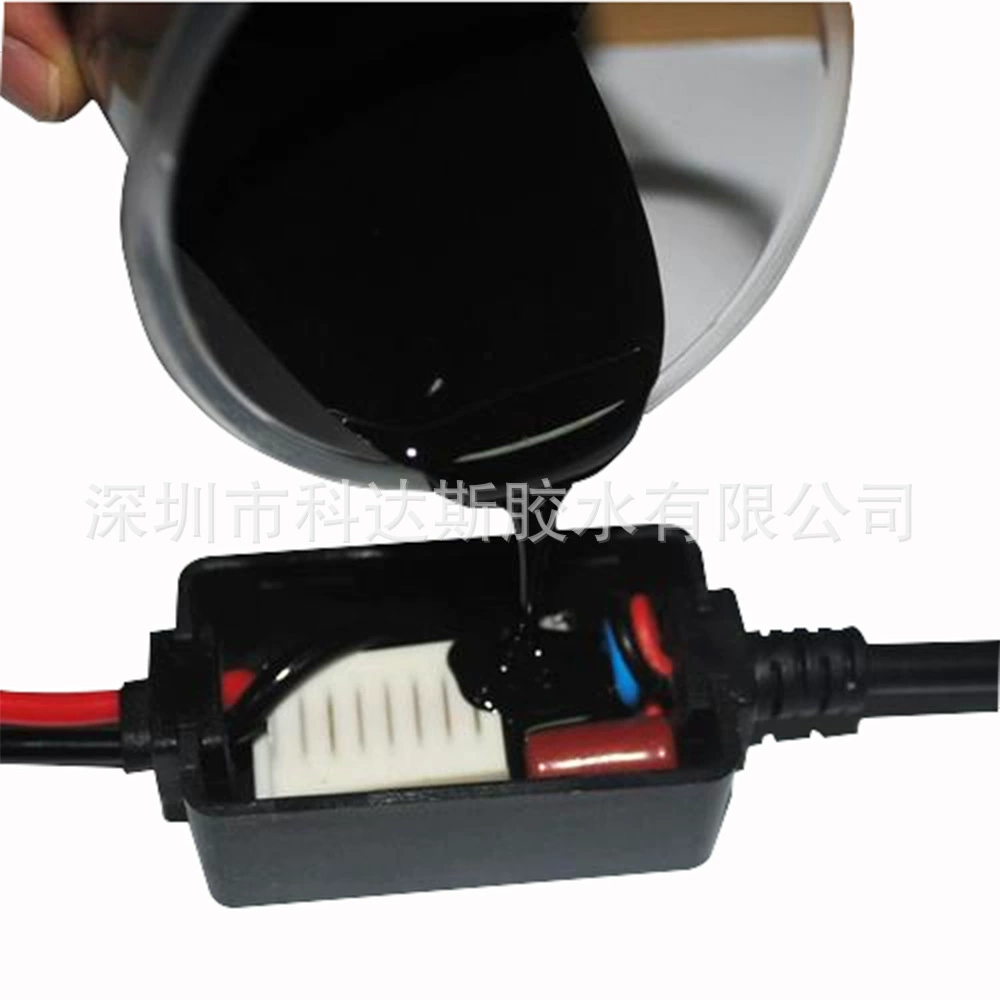 Прямой для эпоксидного герметизирующего клея 630910 высокой твердости герметизирующий клей водонепроницаемый печатная плата уплотнение черный герметизирующий клей