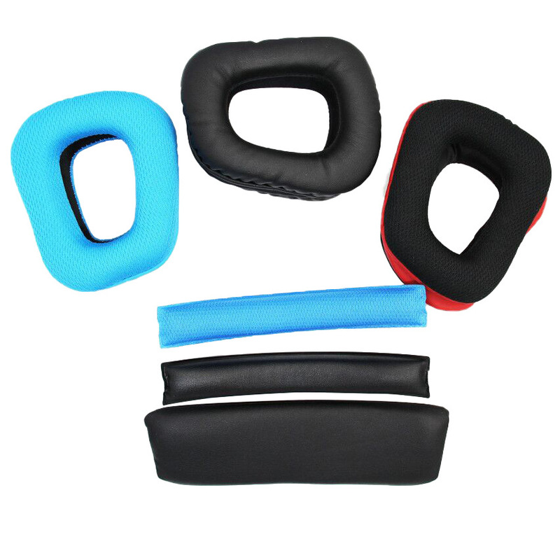 Factory Logitech Logitech G35 G930 G430 Headset Sponge Ear Cotton Ear Mask Leather Ear Mask