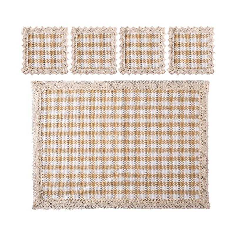 Jinhao FÁBRICA DE LINO Zen tela estera de té de estilo chino de tela de té corredor de mesa de té bandeja de té toalla Lu Bordado estera de aislamiento térmico producto terminado