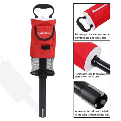 Manufacturer of golf ball pick-up tube, large-capacity bend-free cloth bag ball pick-up tube, golf course supplies
