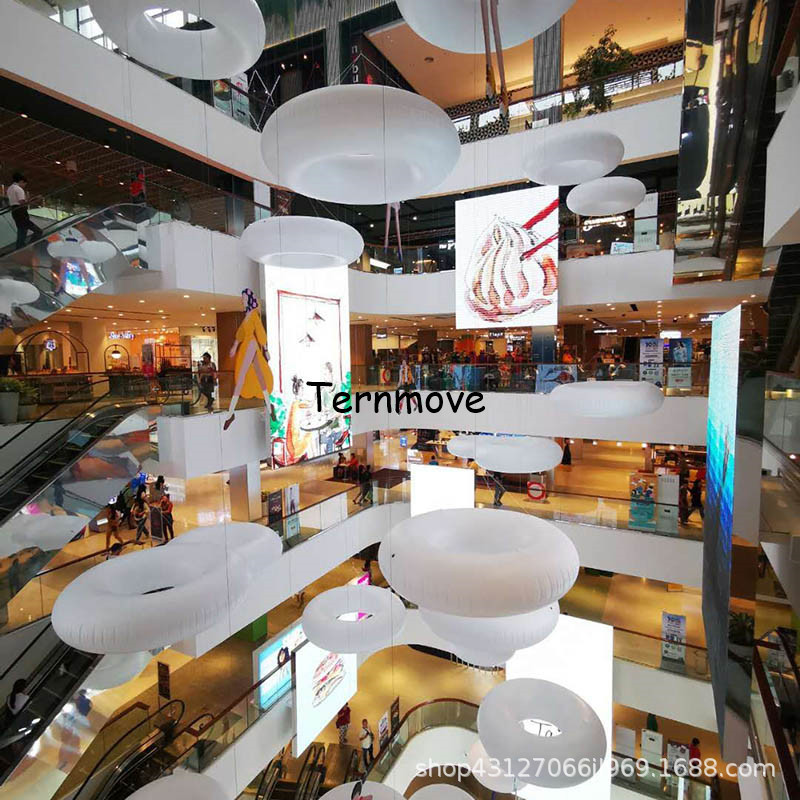 PVC inflatable tube circle Ring充气泳圈圆管商场美陈装饰泳圈