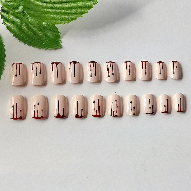 Halloween-Themed Quirky Children's Fake Nail Stickers, European-Style Detachable Nail Pieces Halloween-Themed Quirky Children's Fake Nail Stickers, European-Style Detachable Nail Pieces