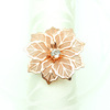 Hotel and restaurant exquisite high -end napkin mouth cloth rims, napkin ring width, spot, wholesale napkin, net flower