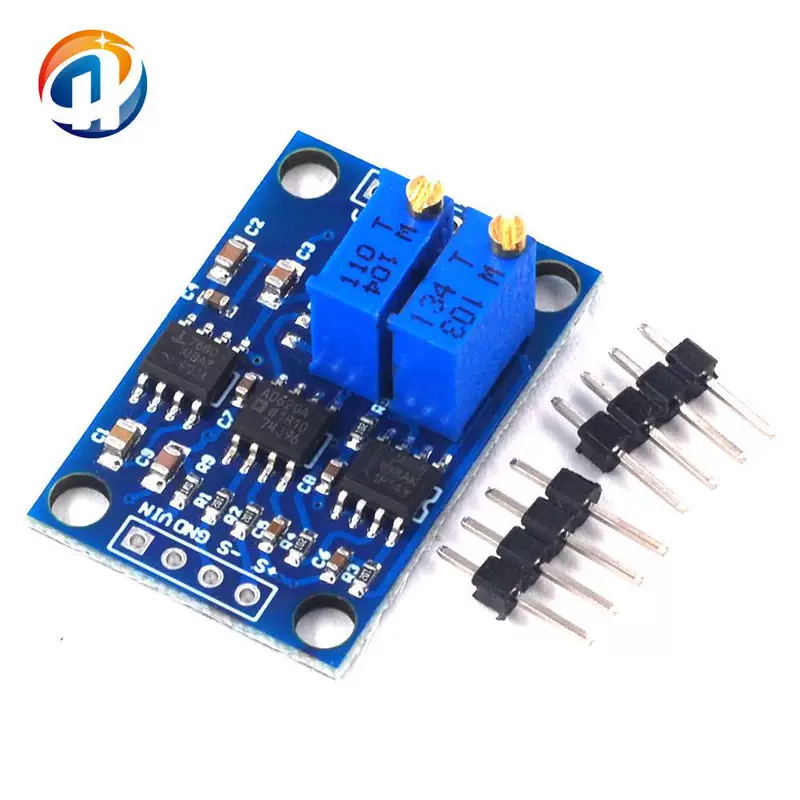 High -precision micro -volt voltage voltage amplifier small signal instrument AD620 transmitter