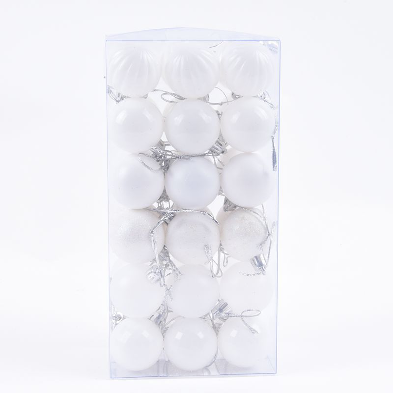 アマゾンは国境を越えて起爆した4 cm36個のクリスマスボールクリスマス装飾クリスマスツリー装飾ペンダント