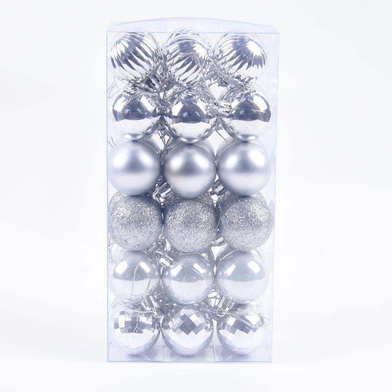 アマゾンは国境を越えて起爆した4 cm36個のクリスマスボールクリスマス装飾クリスマスツリー装飾ペンダント