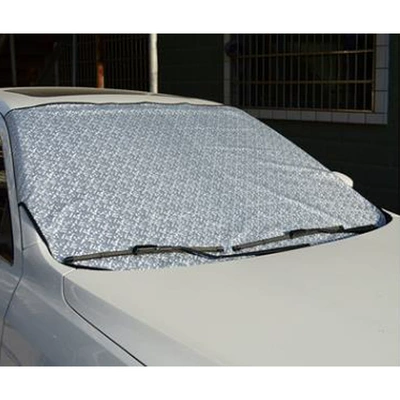 Car snow shield winter frost cover front windshield - door-clip-thin
