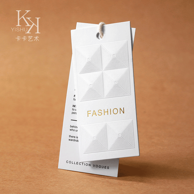 Customized women's clothing tags