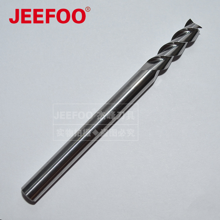 杰峰3,4,5,6MM 铝合金专用|2刃3刃长刃立铣刀|立铣刀