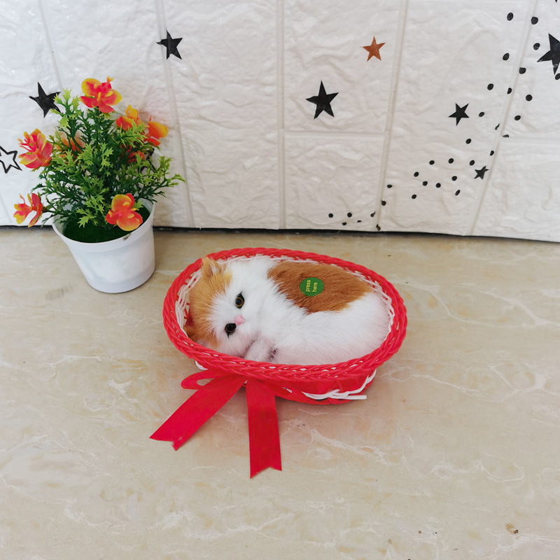 그것은 큰 빨강, 큰 프레임 및 노란색 블록 고양이라고합니다.