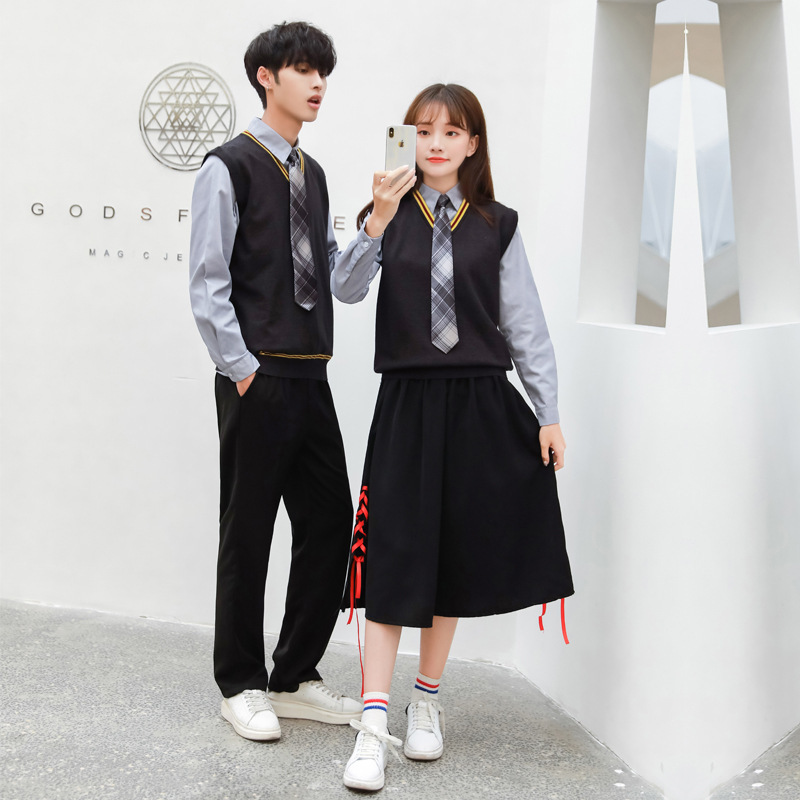 Vest Coat Women's Small Fragrant Style Knitted Outer Wear Sweater Class Uniform School Uniform Student Spring and Autumn Vest Spring Outer Wear