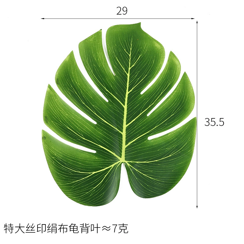 Simulation Leaf Home Decoration Green Plant Wedding Pot Plant Simulation Plant Wall Indoor Accessories Placemat Simulation Turtle Back Leaf