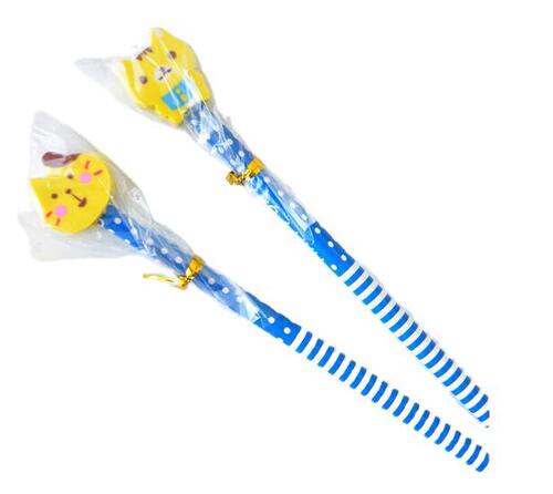 Children's Pencil Creative Student Wooden Cute Animal Eraser Head Pencil Cartoon with Eraser Pencil Stationery Wholesale