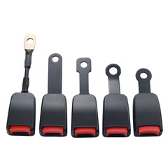 Car Seat Belt Socket Extension Adapter with 2.1 cm Locking Tongue for Automotive Safety Base