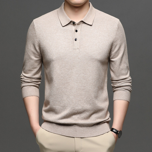 Mens Autumn/Winter New Knit Sweaters Men's Crew Neck Sweatshirts Men's Knitwear Tops Men's Polo Shirts One Piece Wholesale