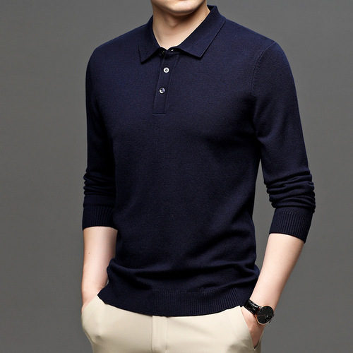 Mens Autumn/Winter New Knit Sweaters Men's Crew Neck Sweatshirts Men's Knitwear Tops Men's Polo Shirts One Piece Wholesale
