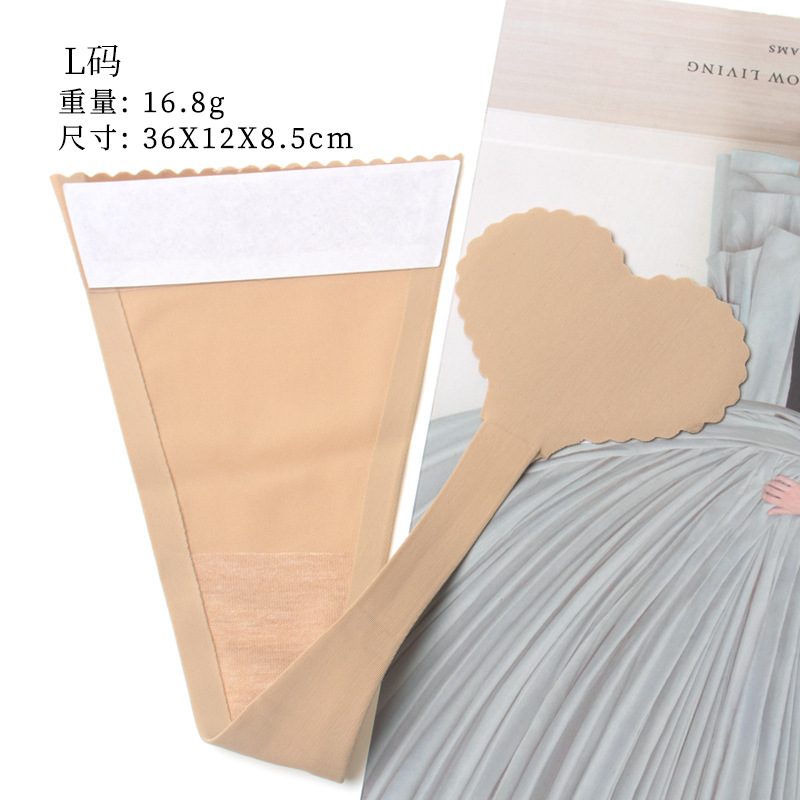 Ropa interior sexy transfronteriza pantalones en forma de C encaje sexy tentación de una pieza transpirable sin costuras Mujer Invisible Tanga Mujer