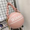 Basketball winter shoulder bag, trend fashionable one-shoulder bag, small bag