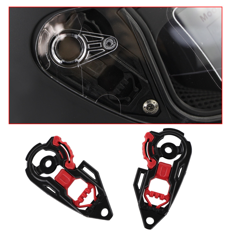 Accesorios de casco adecuado para Z8/X14/Z7/K5/k3svs/K4 motocicleta casco lente base al por mayor