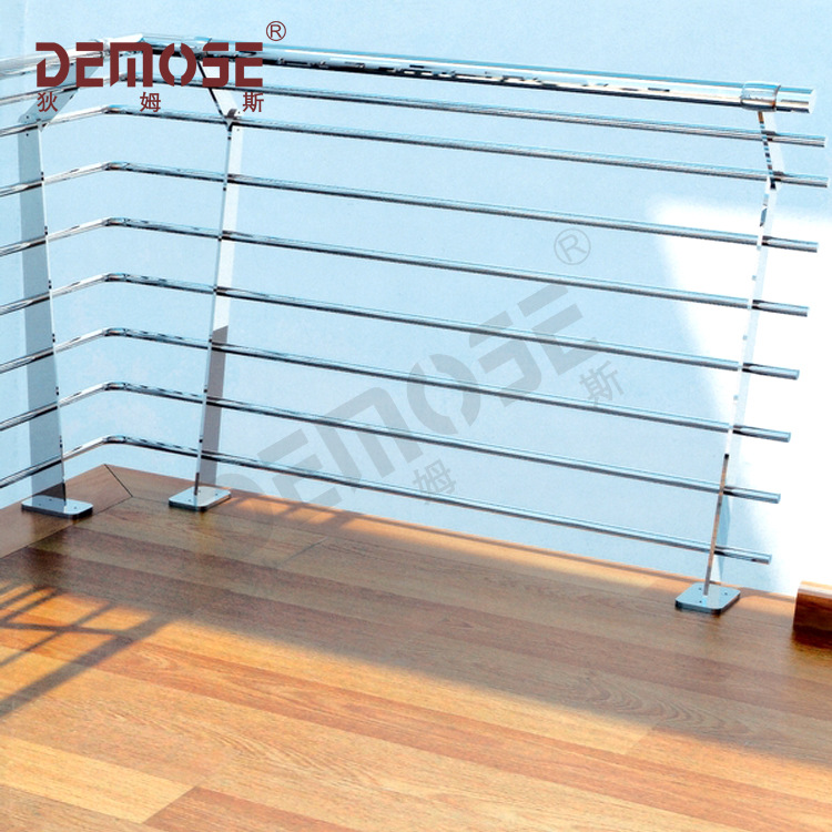 不锈钢扶手围栏 阳台楼梯露台拉丝棒栏杆  316砂光防护栏佛山厂家