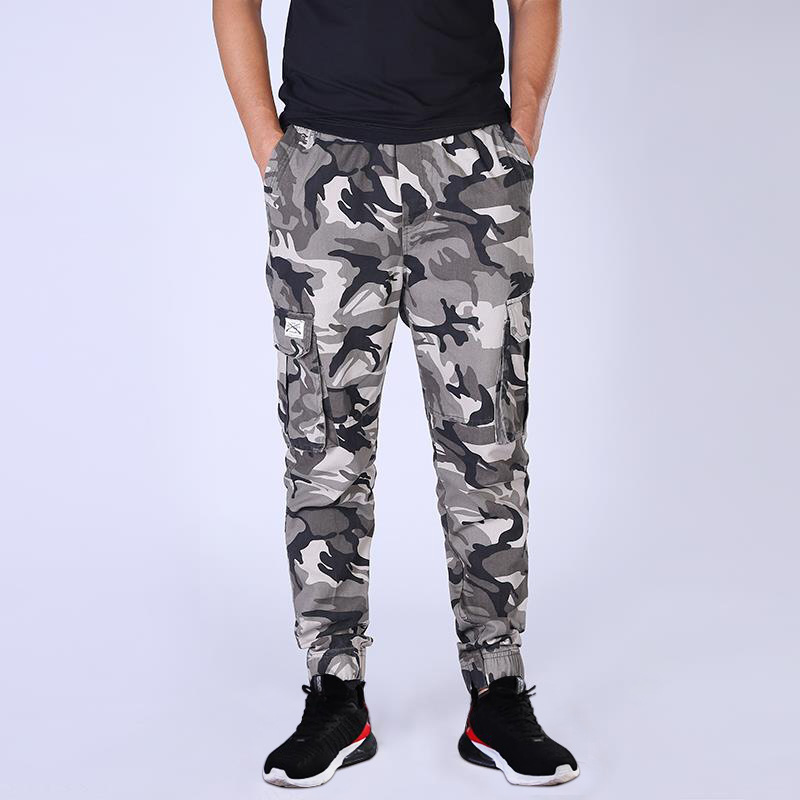 Pantalones de camuflaje al por mayor leggings pantalones de hombre pantalones de trabajo pantalones de primavera y otoño para hombres monos sueltos pantalones casuales elásticos