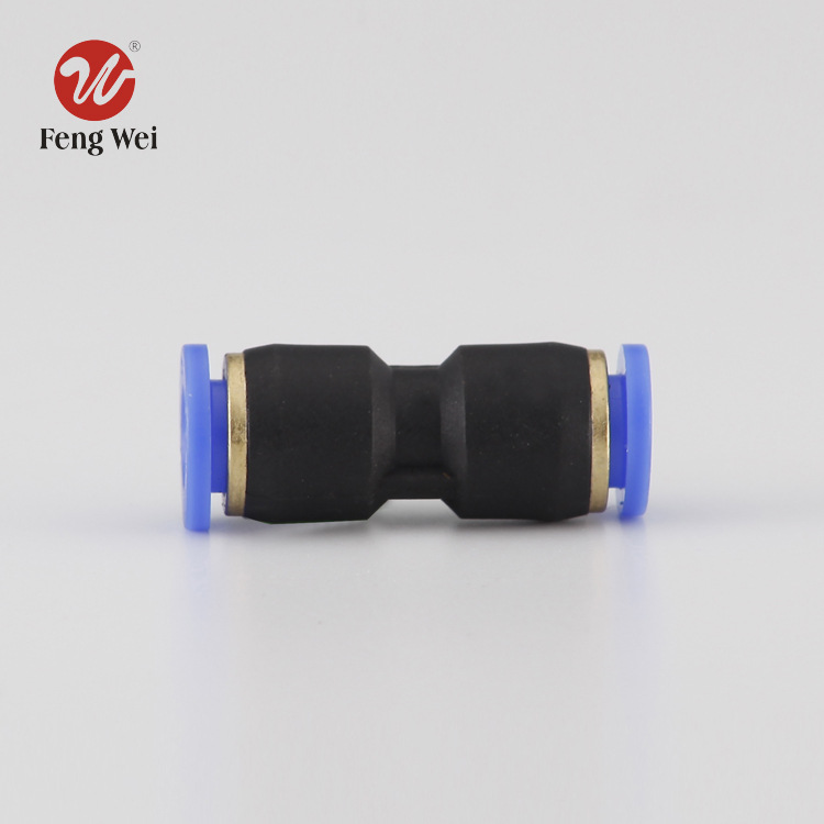 厂家直销双头快插SPU直通 塑料气动快速接头