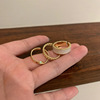 Fashionable ring, adjustable set, 3 piece set, on index finger, internet celebrity