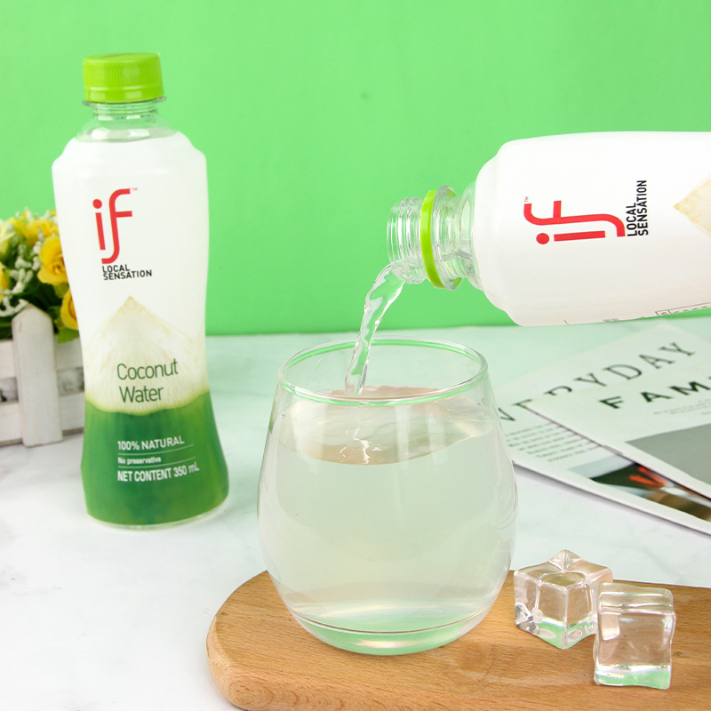 Thai Imported if Coconut Water 350ml Beverage 100% Coconut Green Water Nfc Juice Drink Wholesale Thai Coconut Green Water 2