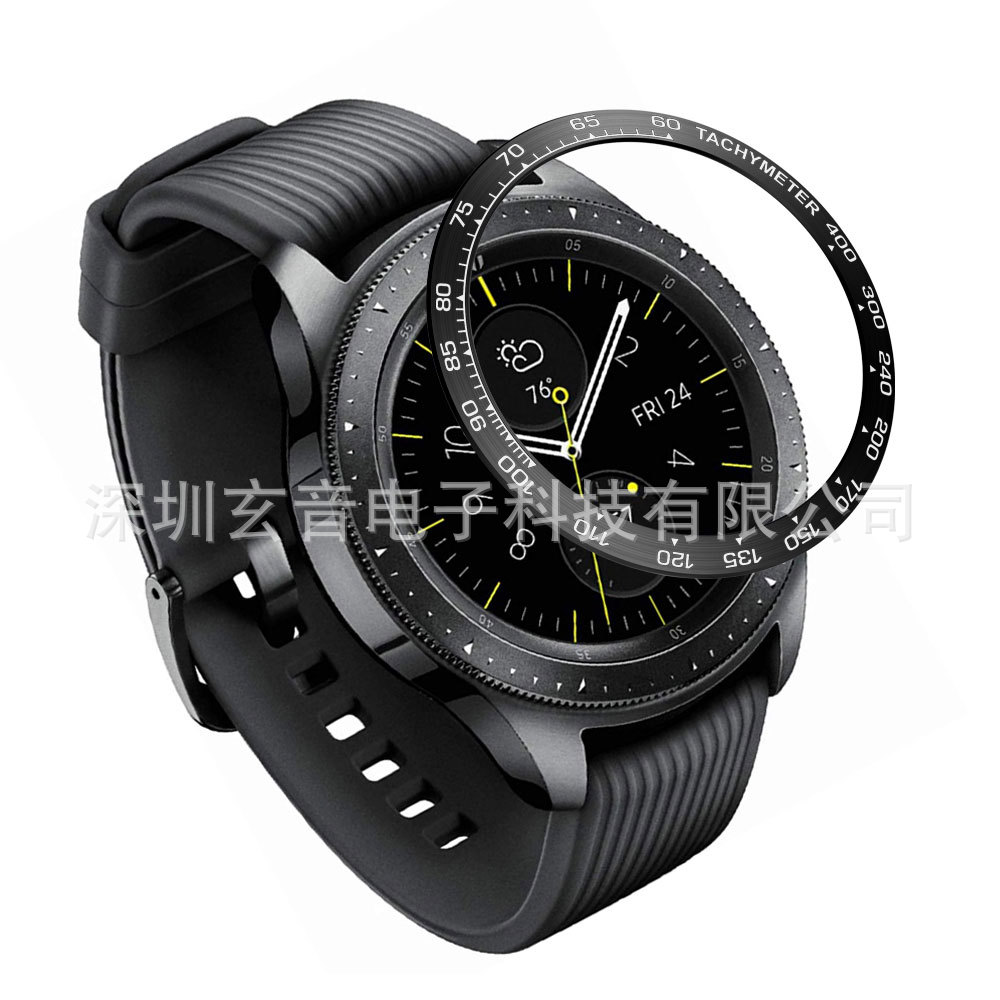 For Samsung Galaxy watch 42mm metal bezel Gear s2 sport scale protection ring steel ring