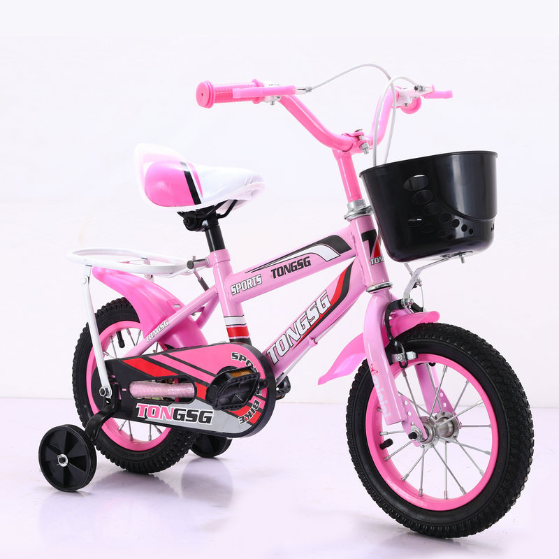 Botella de agua deportiva, bicicleta para niños, bicicleta para estudiantes de primaria con ruedas auxiliares, bicicleta para niños y niñas, bicicleta para niños de 3 a 6 años