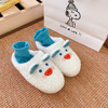 Demi-season cute slippers, cartoon keep warm rabbit for beloved indoor