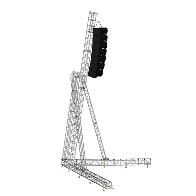 佛山创笙厂家直销铝合金音箱架ce iso外贸产地货源可外销欧洲展示