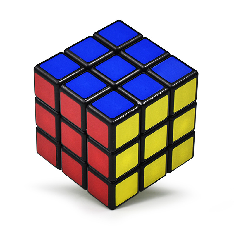 Competencia directa del cubo de Rubik de tercer orden Cubo de Rubik suave 5,7 CM sin retraso de alta velocidad puesto giratorio juguetes educativos