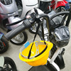 Electric car electric battery, helmet, lock, metal motorcycle, anti-theft, clips included, aluminum alloy