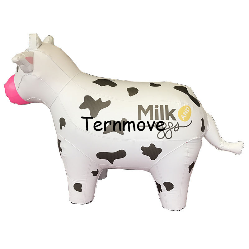充气升空奶牛动物模型PVC充气羊马空飘卡通inflatable milk cow