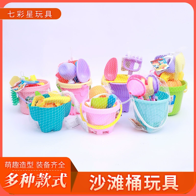Оптовая Детская Пляжная Игрушка Ведро Комбинированный Костюм Песок копать Почва копать Снег Вода Инструменты Лопата Пластиковое Ведро