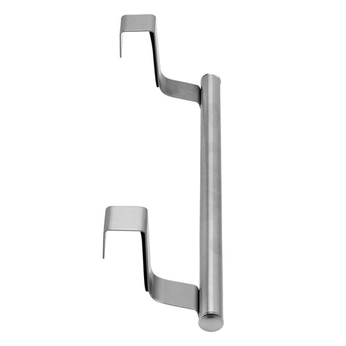 Stainless steel horizontal bar towel rack, no punching, bathroom storage rack, wall-mounted towel rack, cabinet bathroom rack