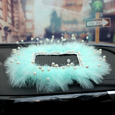 Mat Car Ornament Phone | Anti-slip mat - mint-green