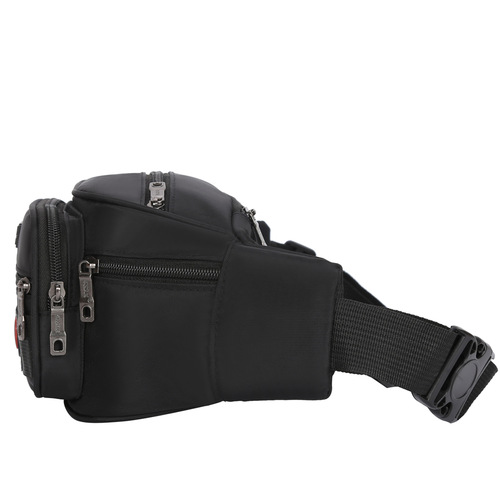 Factory Wholesale New Men's Waterproof Fabric Sports Waist Bag Women's Leisure Fashion Large Capacity Storage Cash Waist Bag
