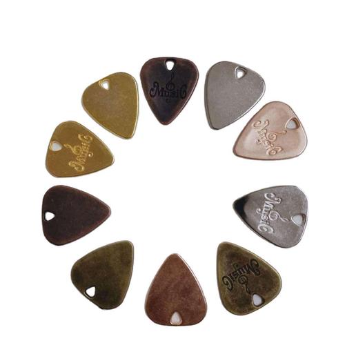 Metal Guitar Picks Electric Guitar Bass Picks Electric Guitar Shrapnel Necklace Picks Instruments