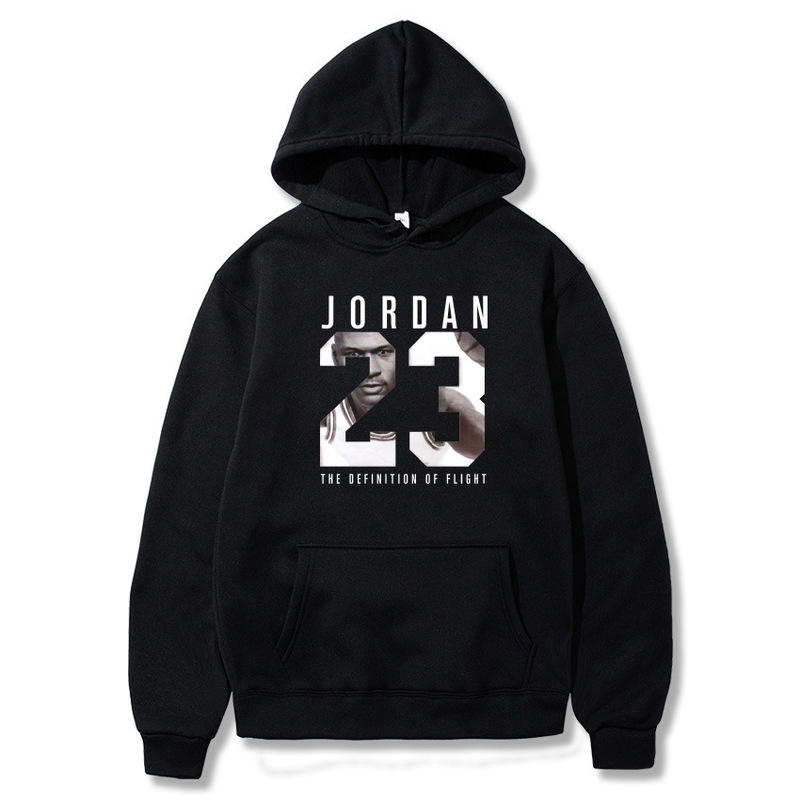 Cross-Border Trendy Basketball Pullover Sweatshirt for Men and Women, Loose Sports Hoodie, No. 23 Avatar, Autumn and Winter Fleece Sweatshirt
