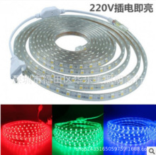 led5050灯带 高压220V 一米60珠 防水防电 柔性软灯条 背景墙灯条