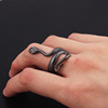 Accessory, retro ring, glasses suitable for men and women, simple and elegant design, European style