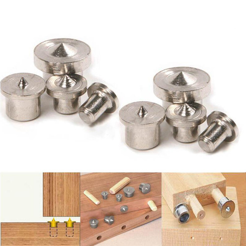 4pc panel furniture positioning woodworking round wood tenon top round wood dowel DIY positioner wood dowel center punch