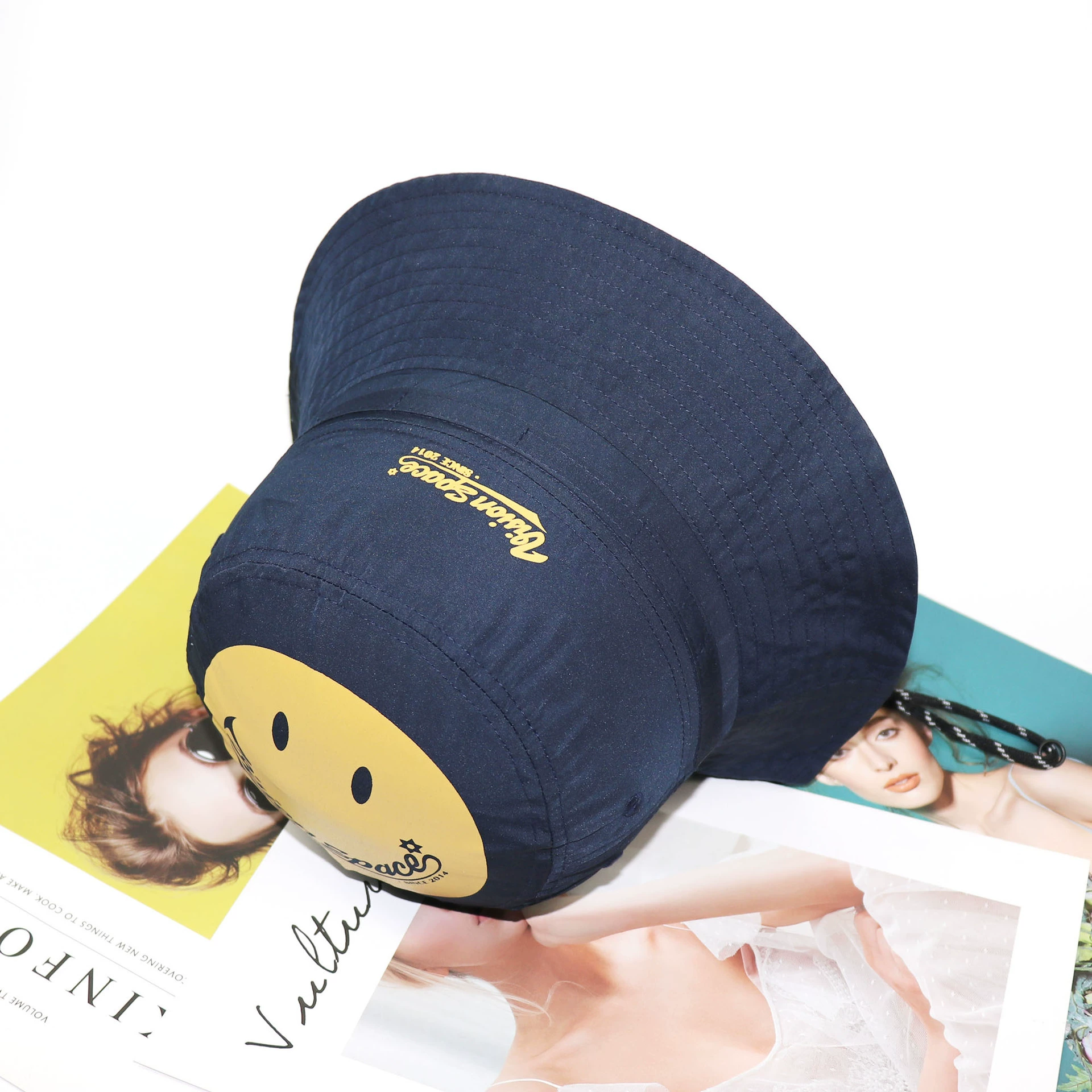 Windproof storage system, summer thin travel sun hat